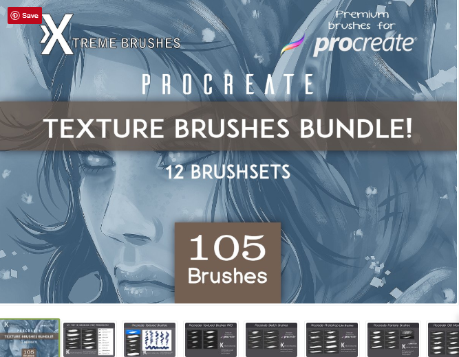 [Creativemarket] Procreate Texture Brushes BUNDLE!_0.png